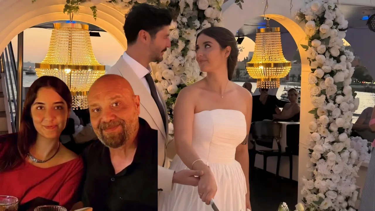 Kızılcık Şerbeti’nin Apo’su Ahmet Mümtaz Taylan kızını evlendirdi! Set aşkı nikâh masasına taşındı 