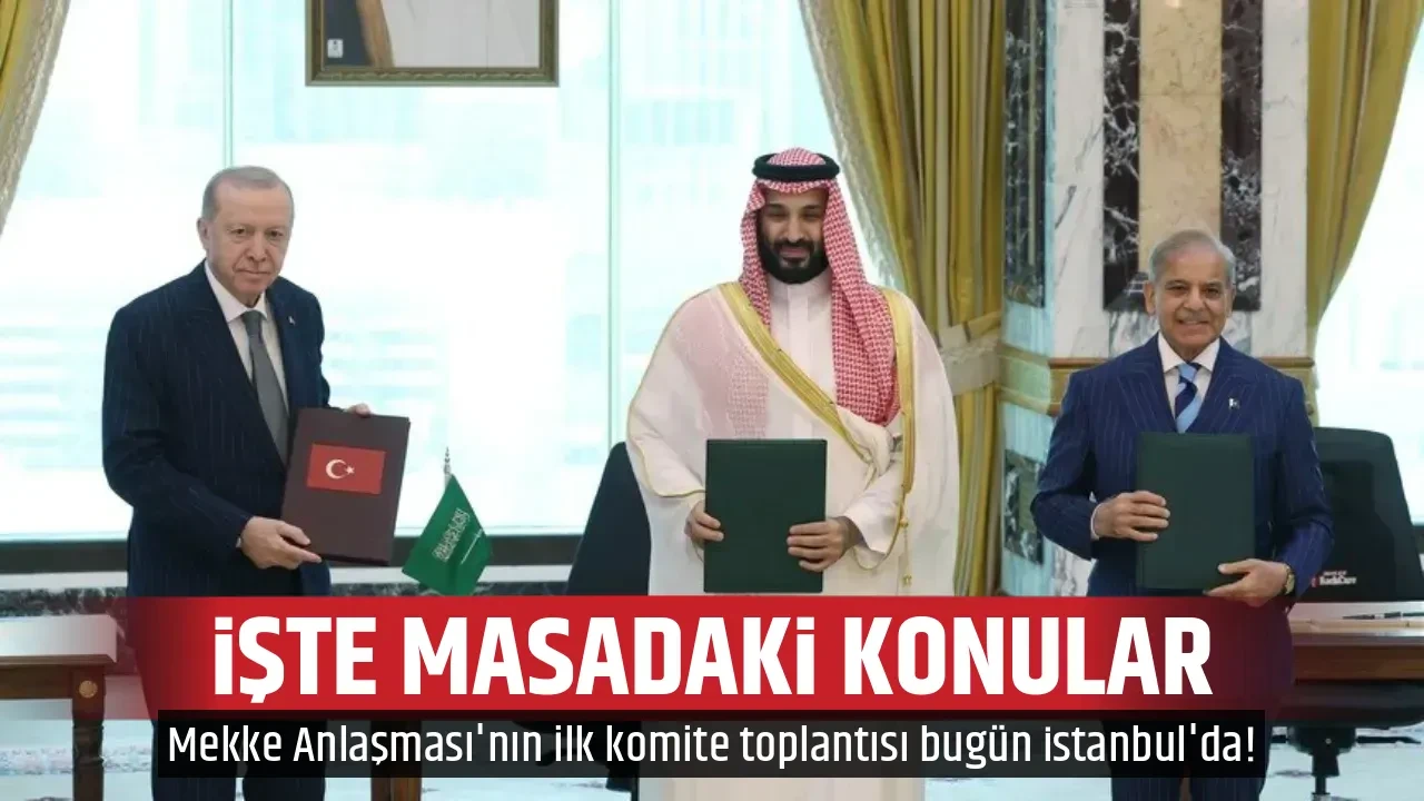 İŞTE MASADAKİ KONULAR
