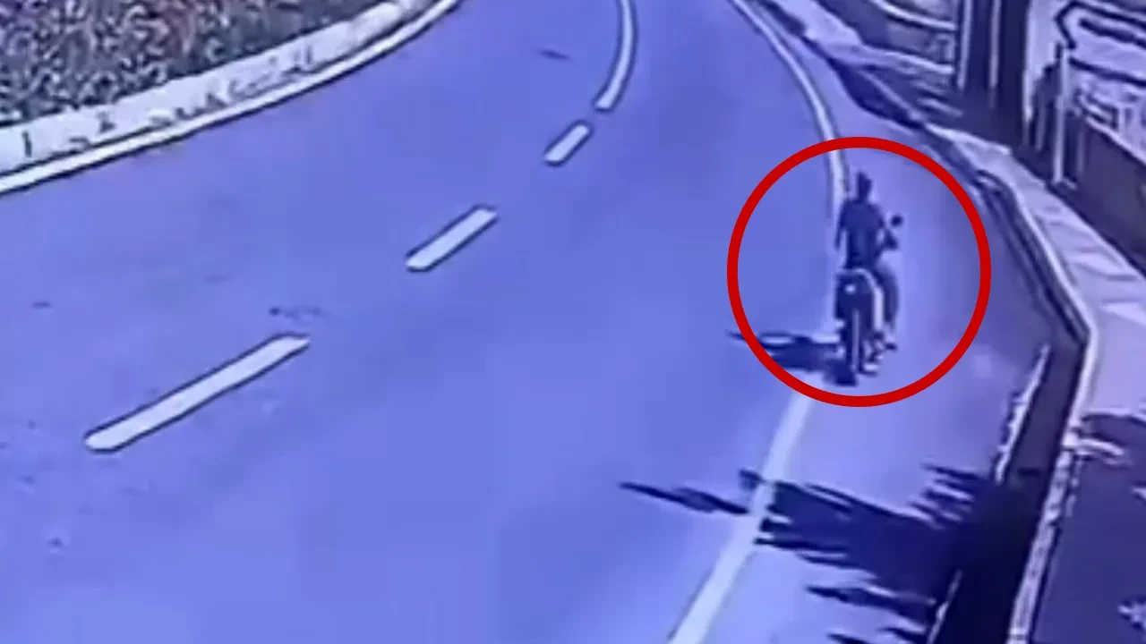 13 yaşındaki ölüme böyle gitti! Feci kaza kamerada