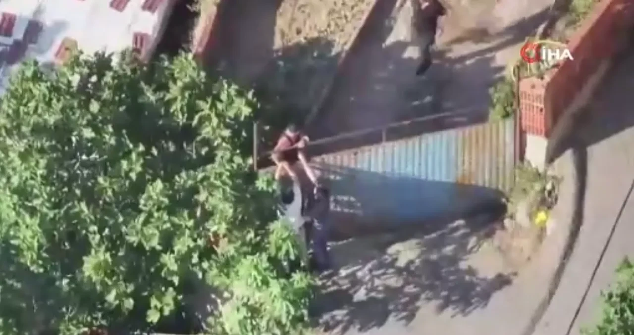 Cezaevi firarisine dron operasyonu! Kıskıvrak yakalandı!