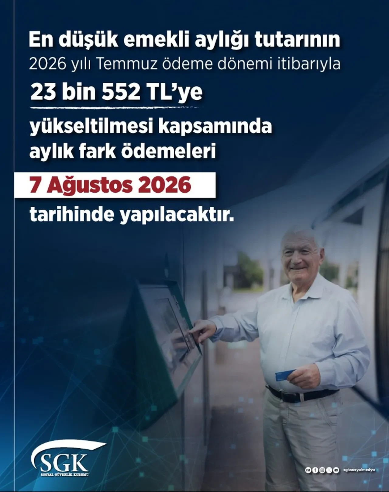 Emekli zam (maaş) farkı ödeme tarihleri 2026! SSK (4A) ve Bağ-Kur (4B) emekli maaş farkları ne zaman yatacak?