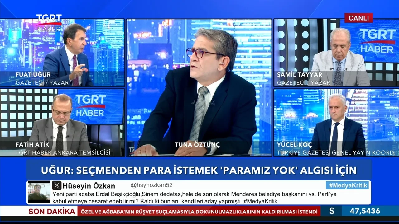 Gazeteci Fuat Uğur 'Ördek Avı'nı deşifre etti: Yeni Parti'ye giden paralar MASAK tarafından tek tek incelenmeli