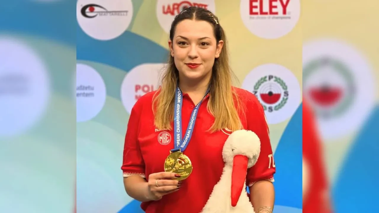 Milli atıcı İlayda Nur Çürük, Avrupa şampiyonu oldu