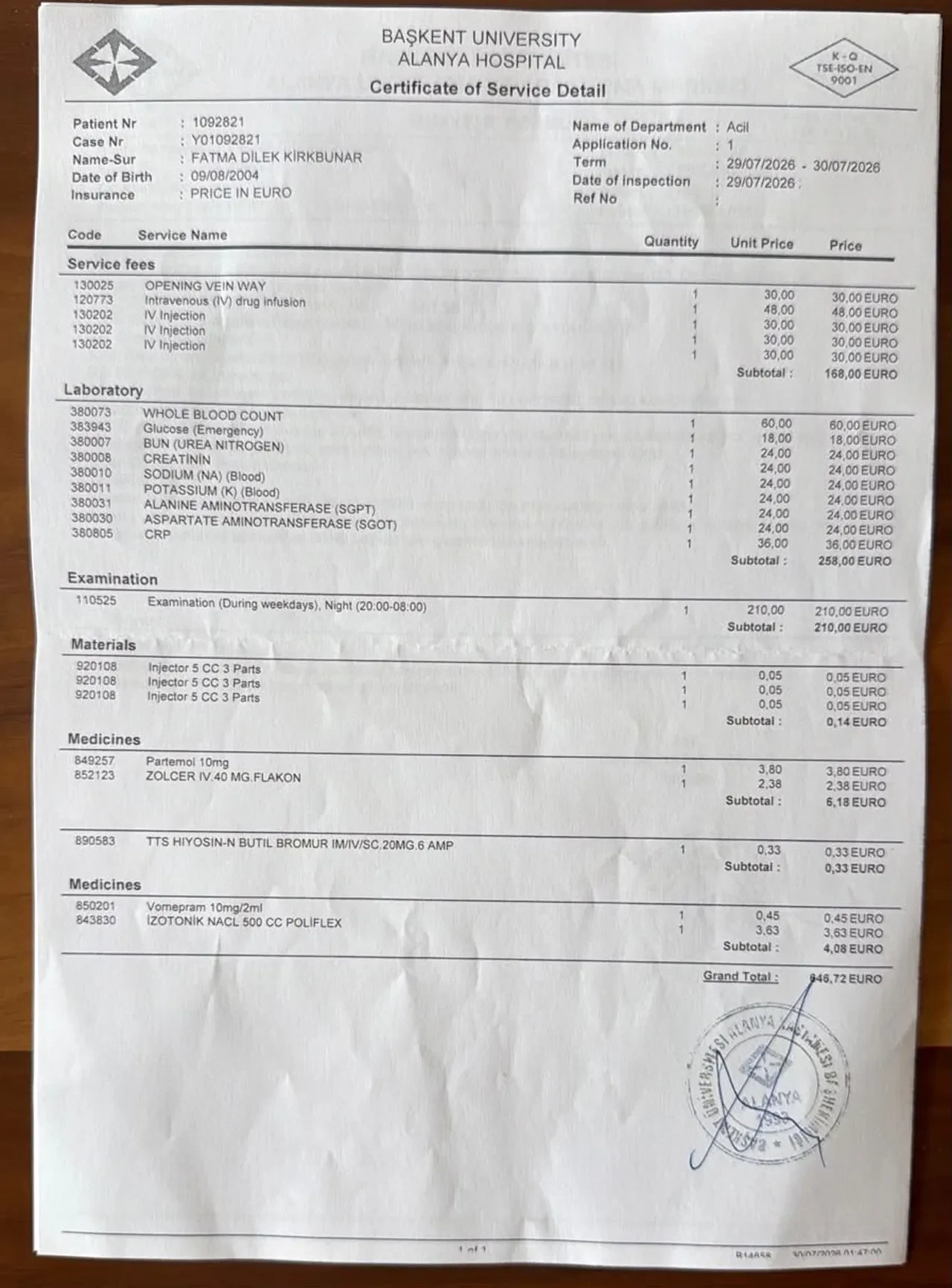 Güneş çarpması pahalıya patladı! İsviçreli turistlere özel hastane faturası şoku