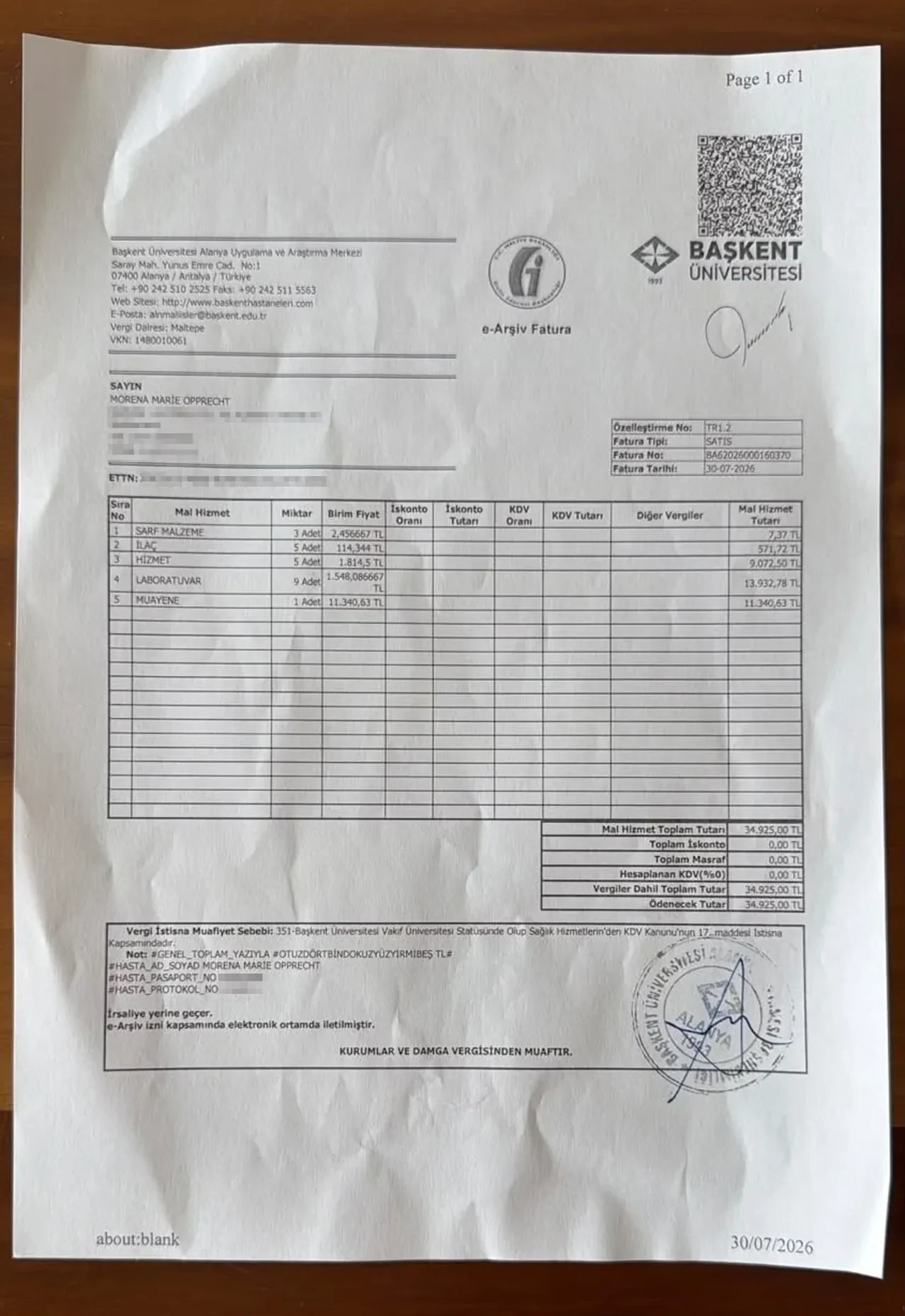 Güneş çarpması pahalıya patladı! İsviçreli turistlere özel hastane faturası şoku