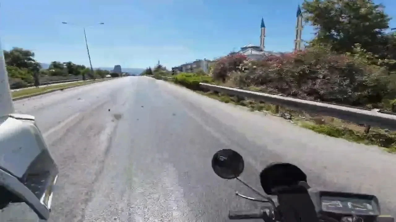 Kask kamerası delil oldu! Kazanın suçlusu belli oldu: O anlar kamerada