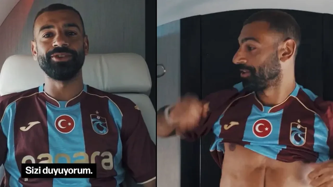 Salah formasıyla ilk kez kamera karşısında: Bize her yer Trabzon!