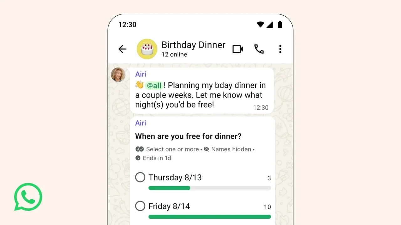 WhatsApp grup sohbetlerine beklenen özellik geldi: Tek etiketle herkese bildirim