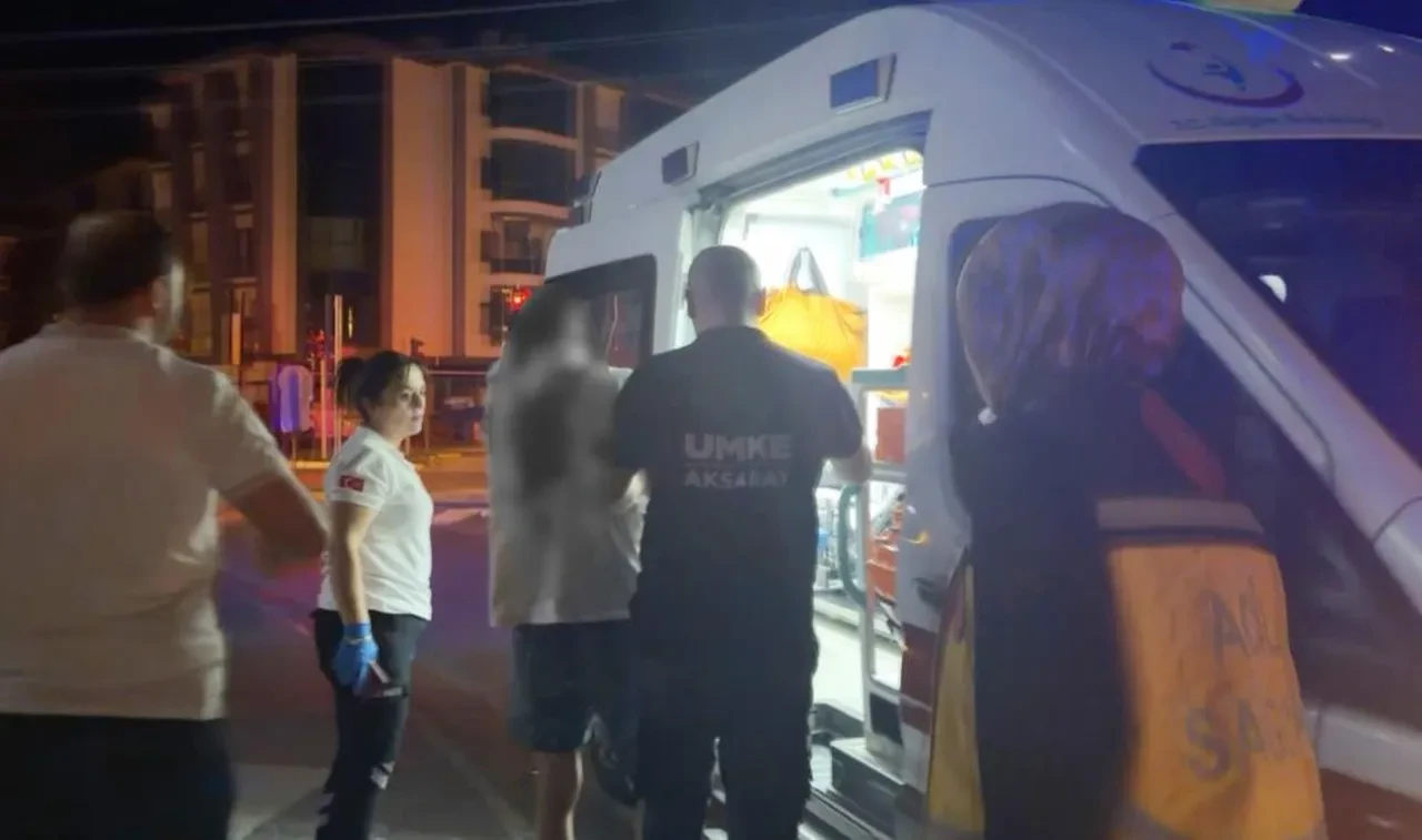 Aksaray'da gece saatlerinde dehşet! 17 yaşındaki çocuğu sırtından bıçakladı