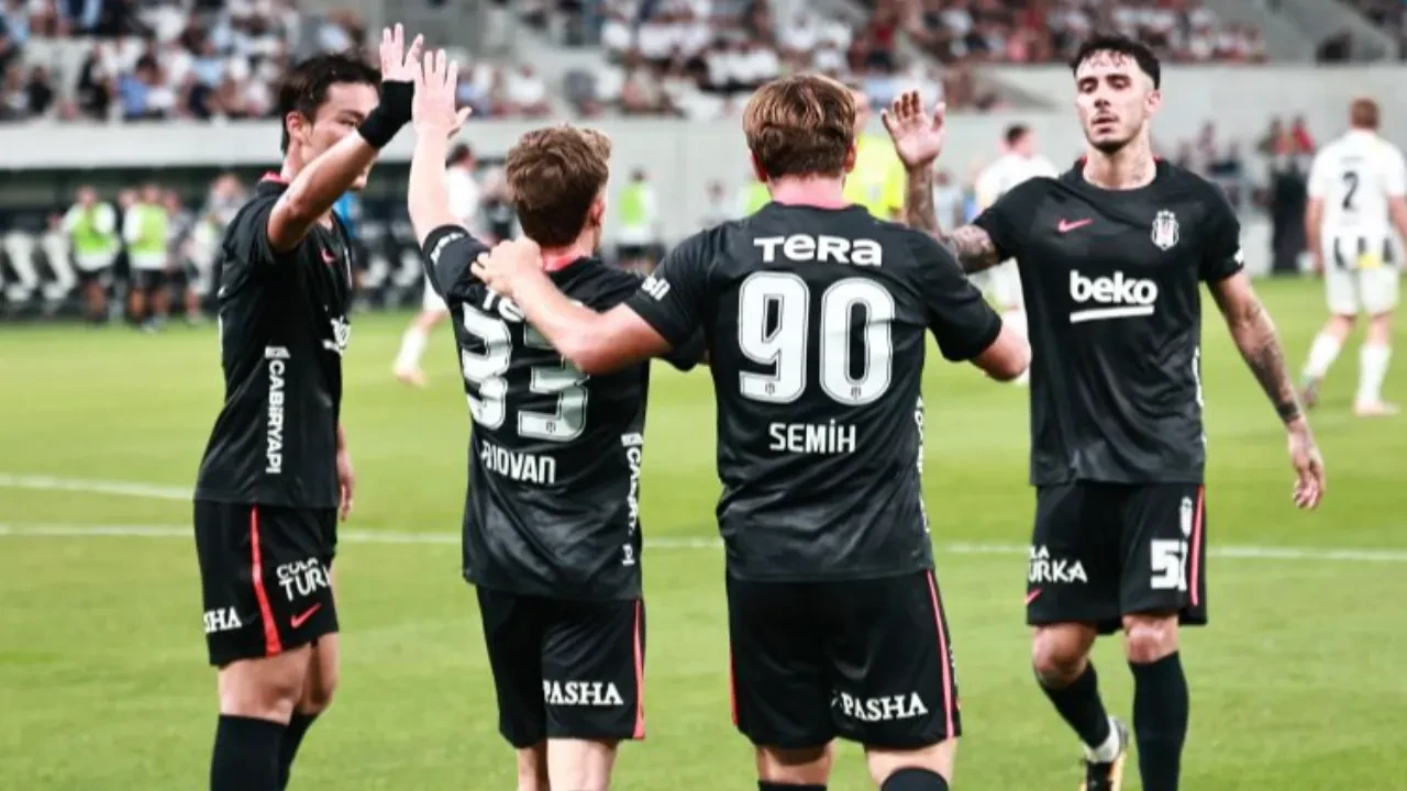 Beşiktaş, Çekya deplasmanından zaferle döndü! Siyah-beyazlılardan 1-0'lık galibiyet