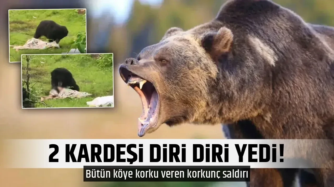 2 KARDEŞİ DİRİ DİRİ YEDİ!