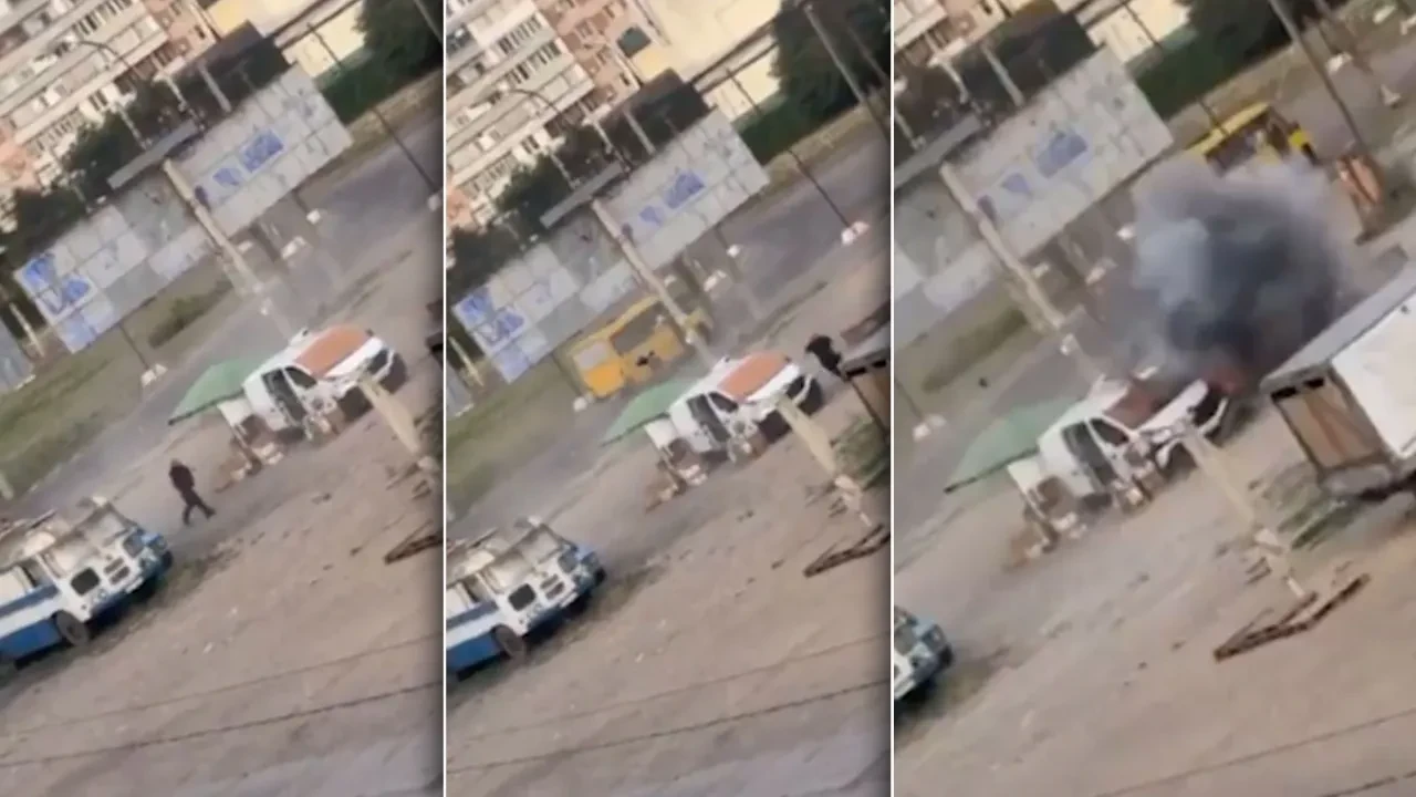 Rus İHA'sı Ukraynalı sokak satıcısını kovalayıp vurdu!