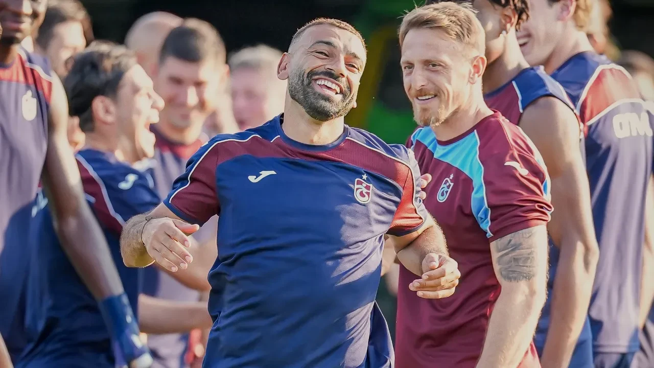 Salah, Trabzonspor ile ilk antrenmanına çıktı