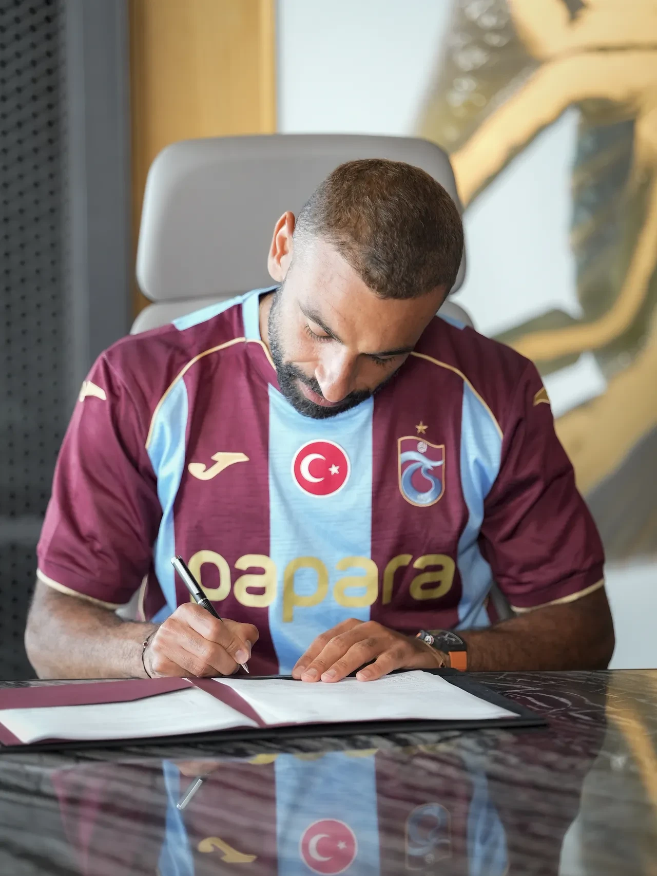 Salah, Trabzonspor ile ilk antrenmanına çıktı