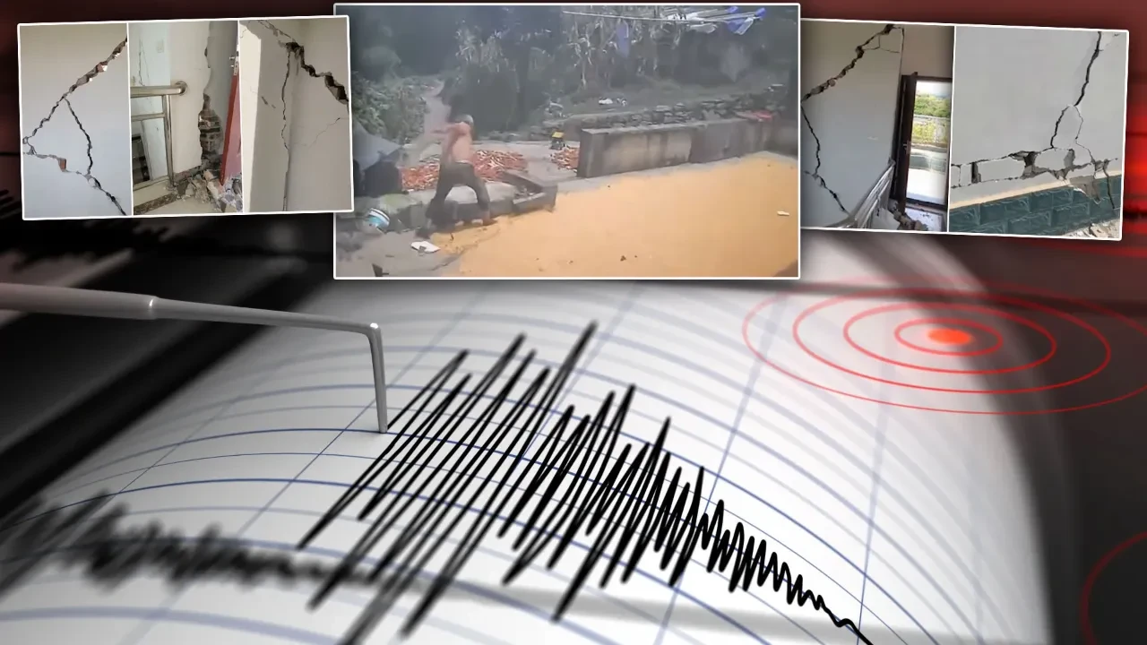 Çin'i 4,9 büyüklüğündeki deprem bu hale getirdi: 1 kişi öldü, yaralılar var! Evler zarar gördü, heyelan oldu
