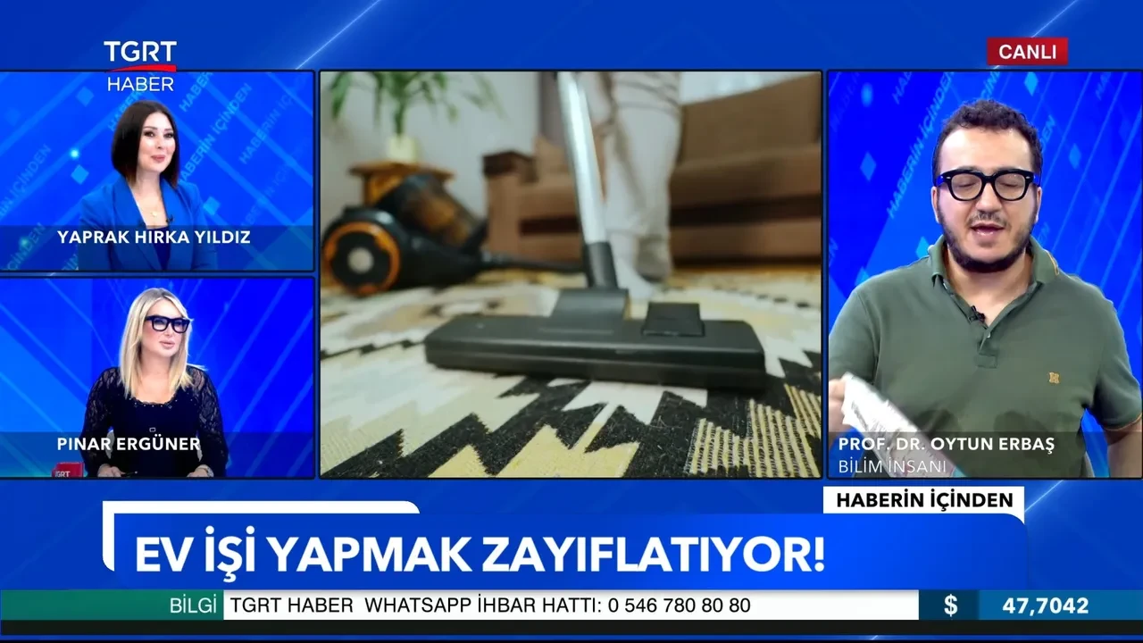Ev işi yapmak zayıflatıyor! Peki en çok kalori yaktıran ev işi hangisi? Oytun Erbaş'tan çarpıcı yorum