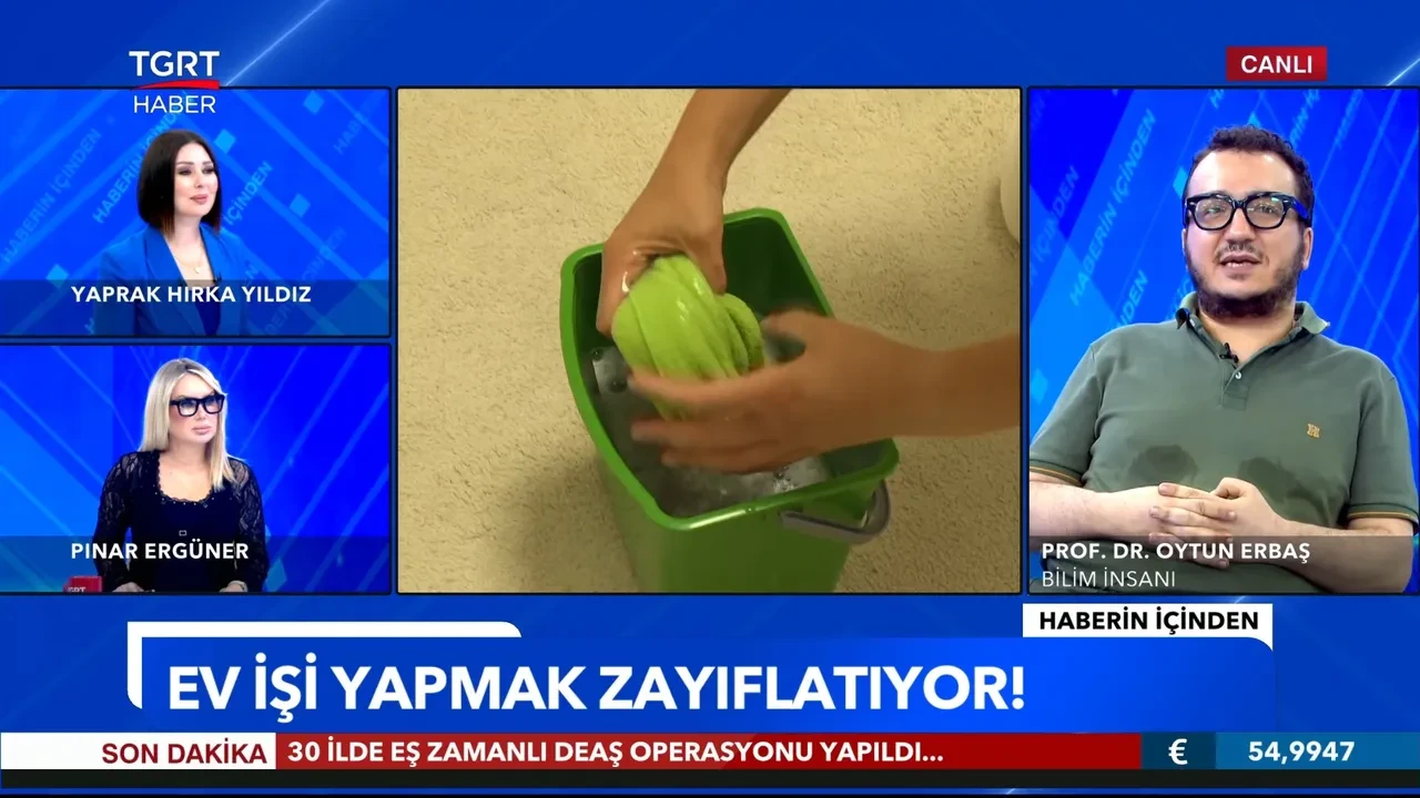 Ev işi yapmak zayıflatıyor! Peki en çok kalori yaktıran ev işi hangisi? Oytun Erbaş'tan çarpıcı yorum