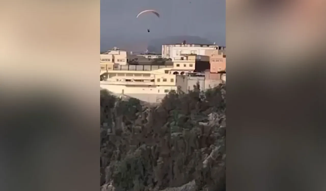 Fas'tan paraşütle Sebte'ye geçmeye çalışan göçmenin acı sonu!