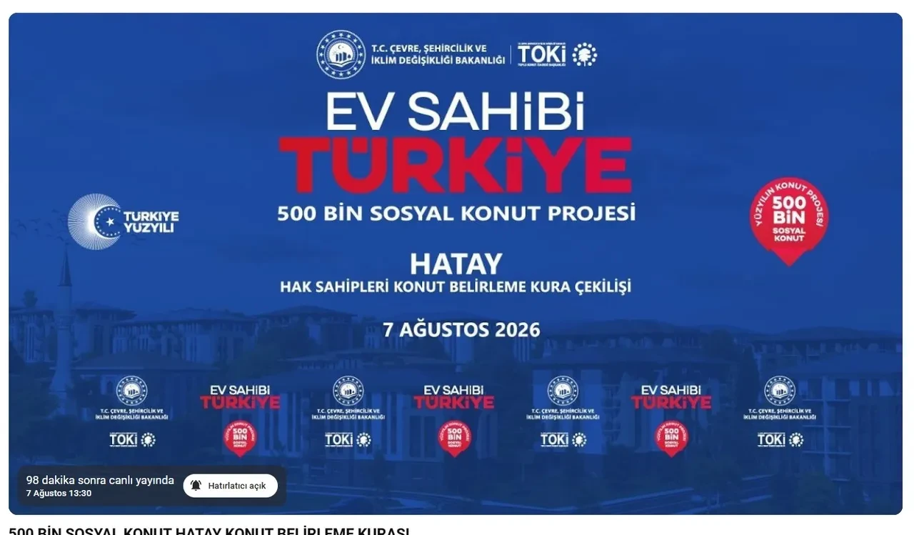 TOKİ Hatay konut belirleme kura sonuçları 2026 LİSTE LİSTE: Merkez, İskenderun, Kırıkhan, Hassa, Altınözü… (TOKİ Hatay konut belirleme kura çekimi sonuçları açıklandı mı?