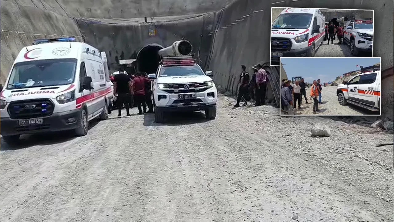 Adana'da İçme Suyu Projesi'nde göçük: 1 işçi hayatını kaybetti, 1'i ağır yaralandı
