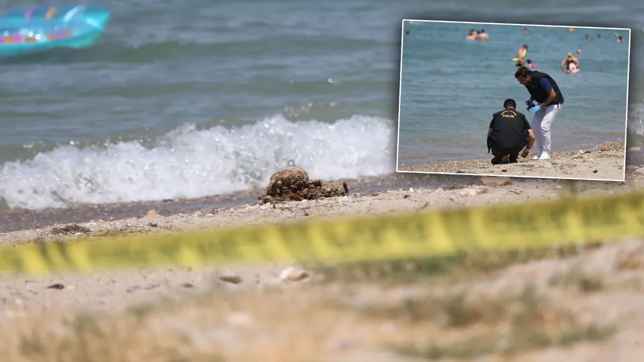 Çanakkale'de yüzerken savaştan kalma mühimmata denk geldi! Bomba imha ekibi geldi