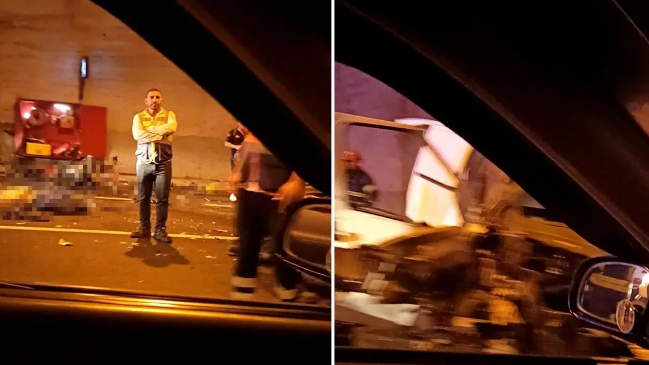 Kuzey Marmara Otoyolu'nda araç tünel duvarına çarptı: 3 ölü, 1 yaralı