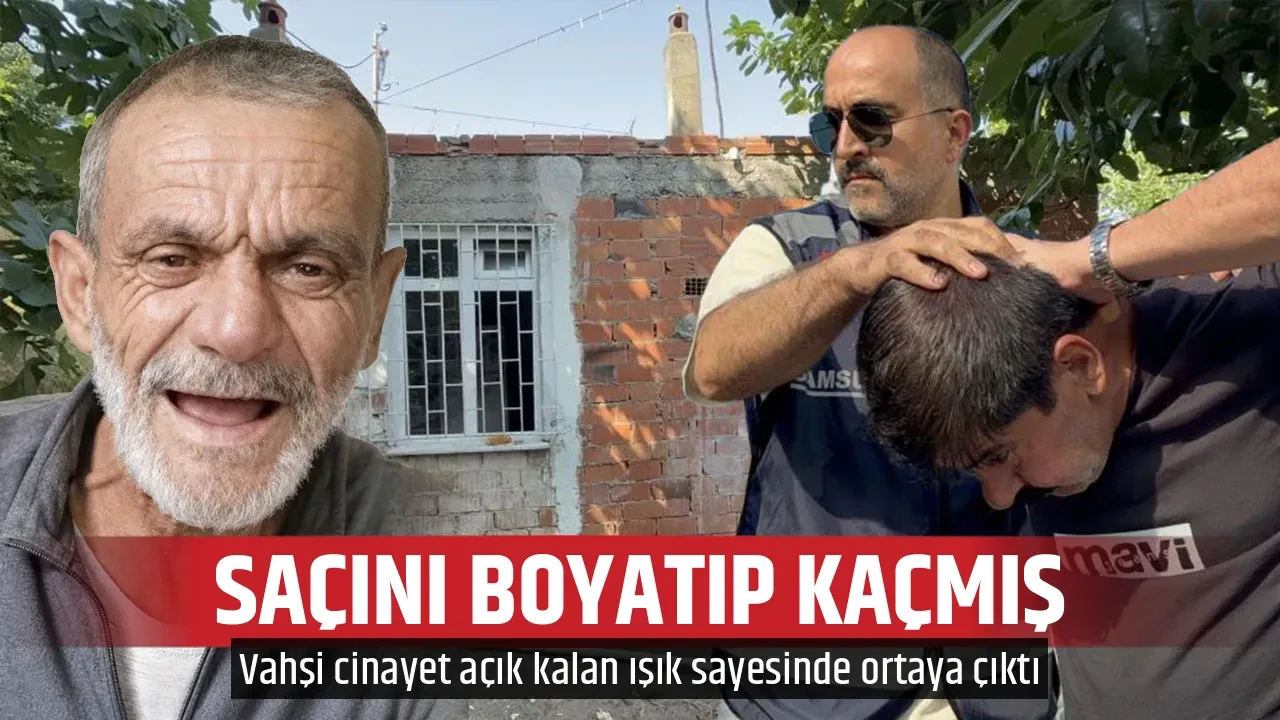 SAÇINI BOYATIP KAÇMIŞ