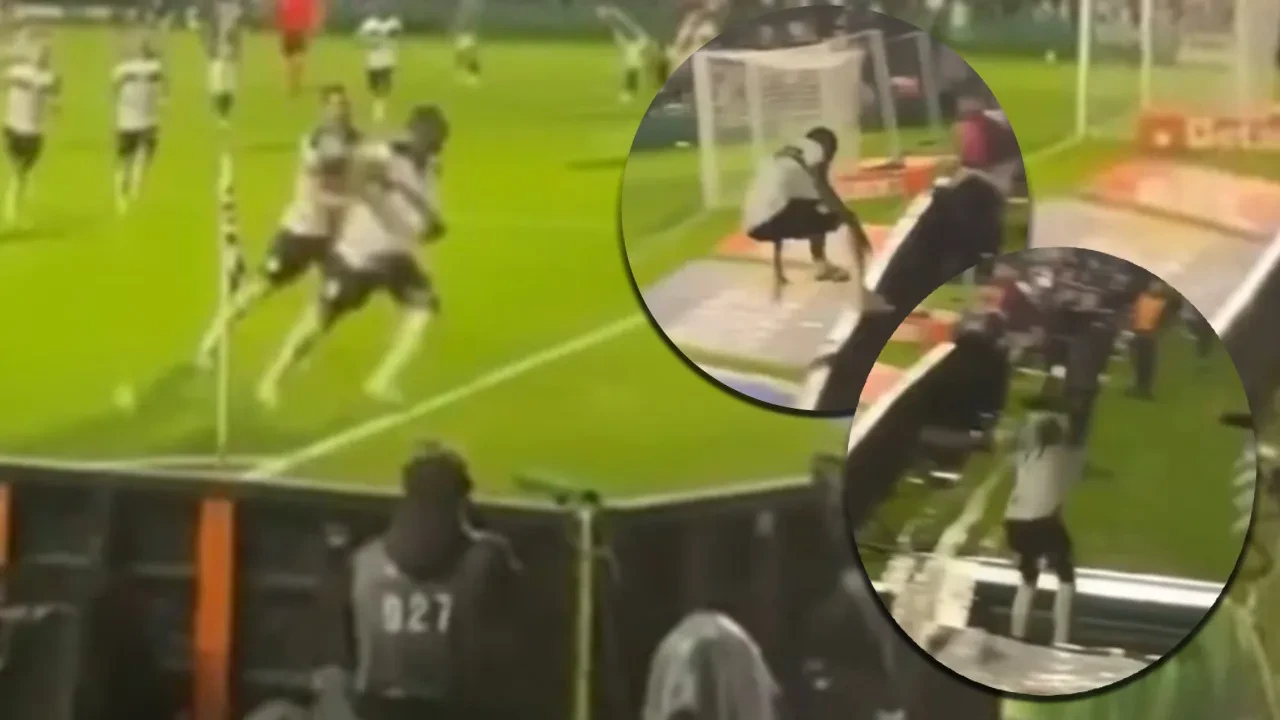 Gol attı, başına gelmeyen kalmadı! Sevinirken tünele düştü, golü de ofsayttan iptal edildi