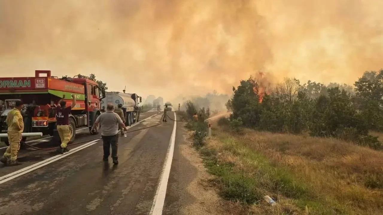 Manisa ve Edirne'de yangın! Saatler süren çalışmayla alevler kontrol altına alındı