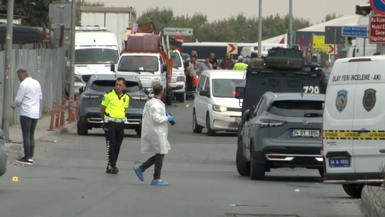 Polisin boynuna bıçak savurup kaçtı! Vurularak durduruldu