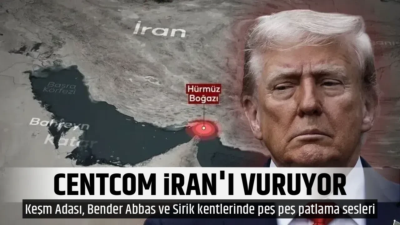 CENTCOM İRAN'I VURUYOR