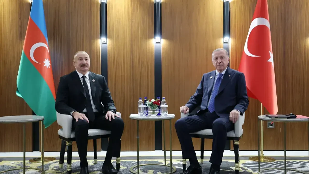 Cumhurbaşkanı Erdoğan, Azerbaycan Cumhurbaşkanı Aliyev ile görüştü