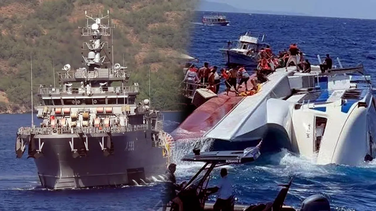 Girne açıklarında batan Filo Jet için TCG IŞIN devrede! 514 metre derinlikte arama yapılacak