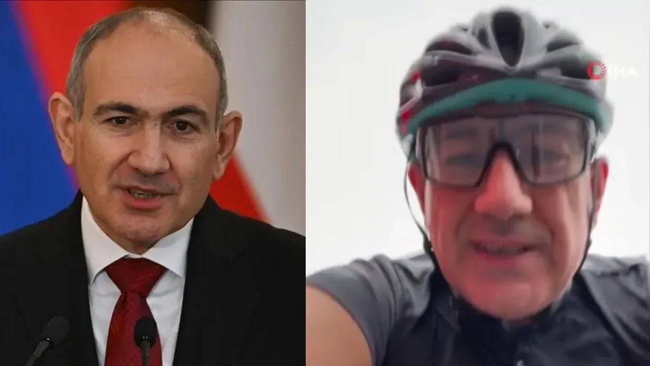 Kırgızistan'daki ŞİÖ Zirvesi öncesi Paşinyan'dan bisiklet turu