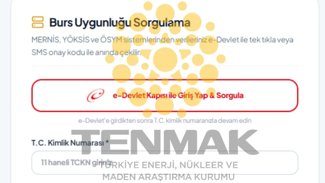 TENMAK Enerji Bursu başvuruları başladı! TENMAK bursu ne kadar, kimler başvurabilir? burs.tenmak.gov.tr başvuru ekranı...