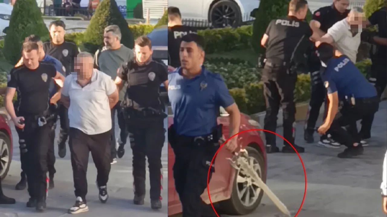 Kastamonu Belediyesi önünde hareketli dakikalar: İşten çıkarıldı silah ve kılıçla baskına geldi