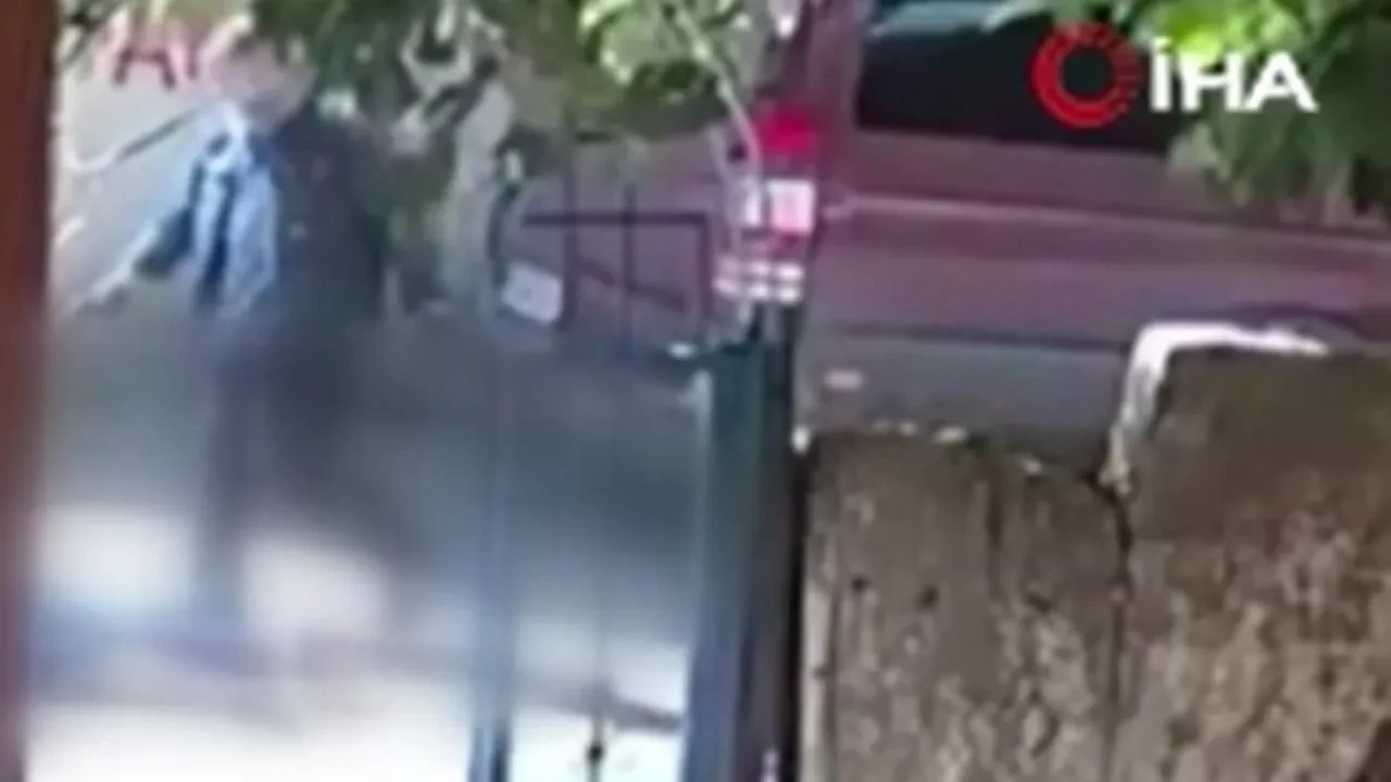 Kiracı dehşeti kamerada! düşen kadının üzerine kurşun yağdırdı