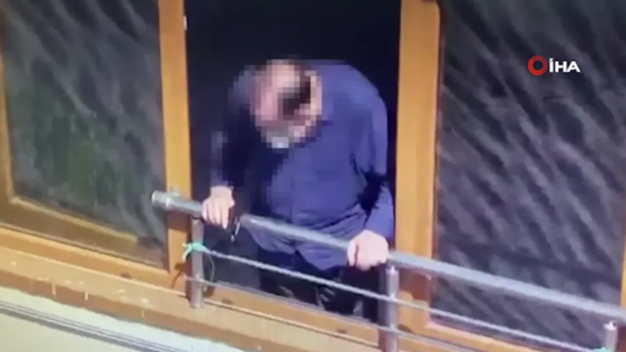Maltepe’de ev sahibi ve eşini öldüren saldırganın gözaltına alındığı anlar kamerada