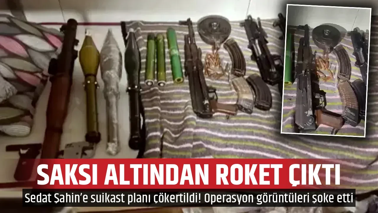 SAKSI ALTINDAN ROKET ÇIKTI