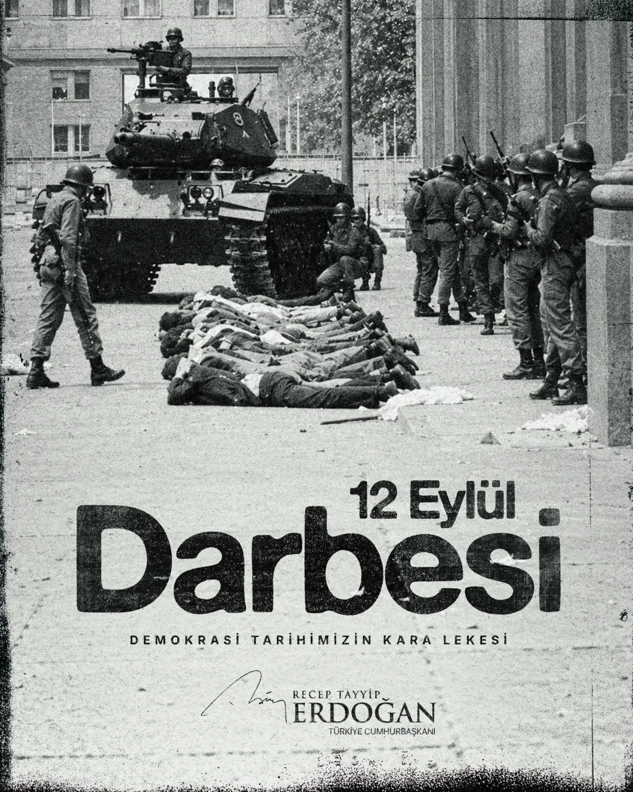 Cumhurbaşkanı Erdoğan'dan 12 Eylül mesajı