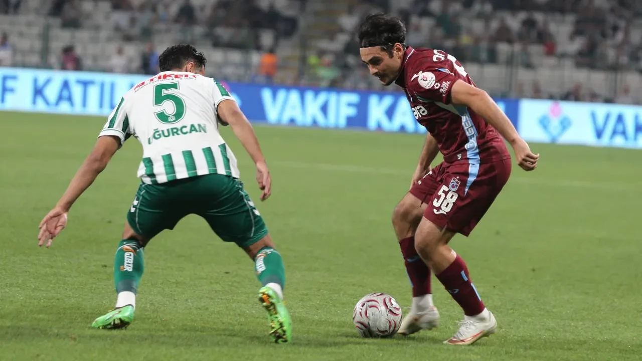 Trabzonspor, Konya'da kaybetti! Bordo-mavililer tek golle yenildi