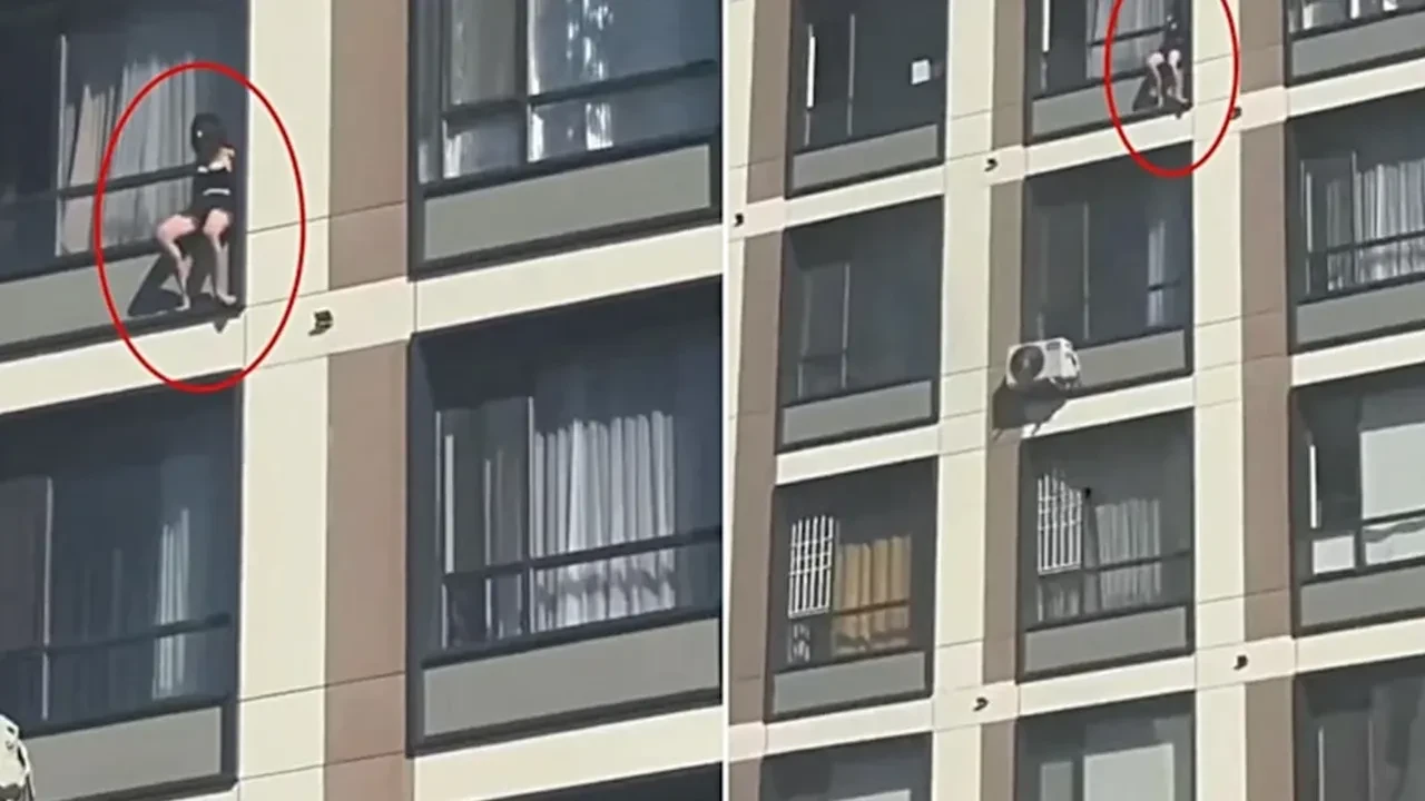 Binanın 15. katından atladı, 2 yaşındaki bebeği de ölüme götürdü