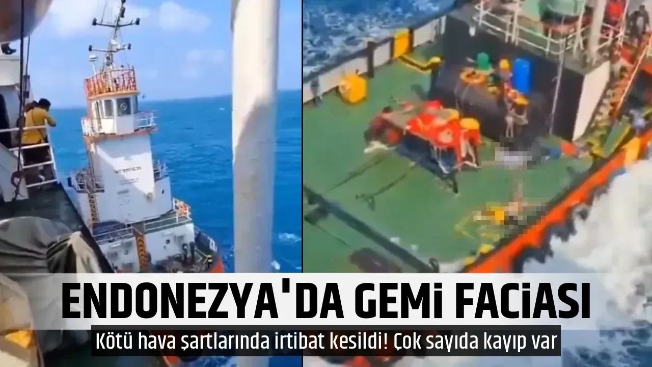 ENDONEZYA'DA GEMİ FACİASI