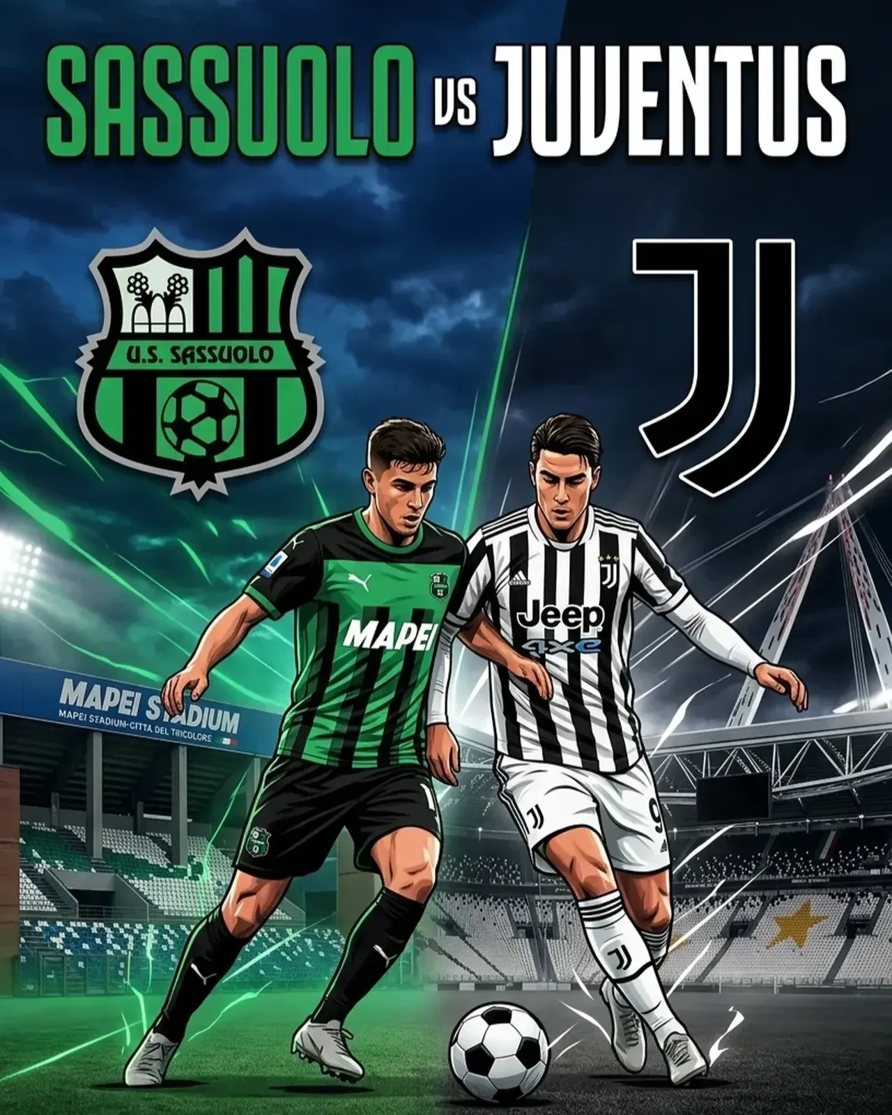 Kenan Yıldız, Zeki Çelik, Sarr bugün oynuyor mu? Sassuolo Juventus maçı ne zaman, hangi kanalda, saat kaçta?