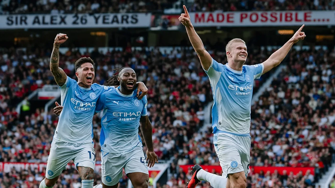 Manchester derbisinde kazanan City! Galibiyet golü Haaland'dan geldi