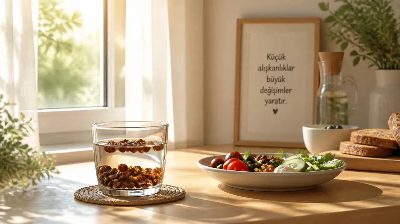 Geceden suya koyduğum 5 kuru üzümü sabah aç karnına yedim! Tüm bağırsaklarımı anında boşalttı