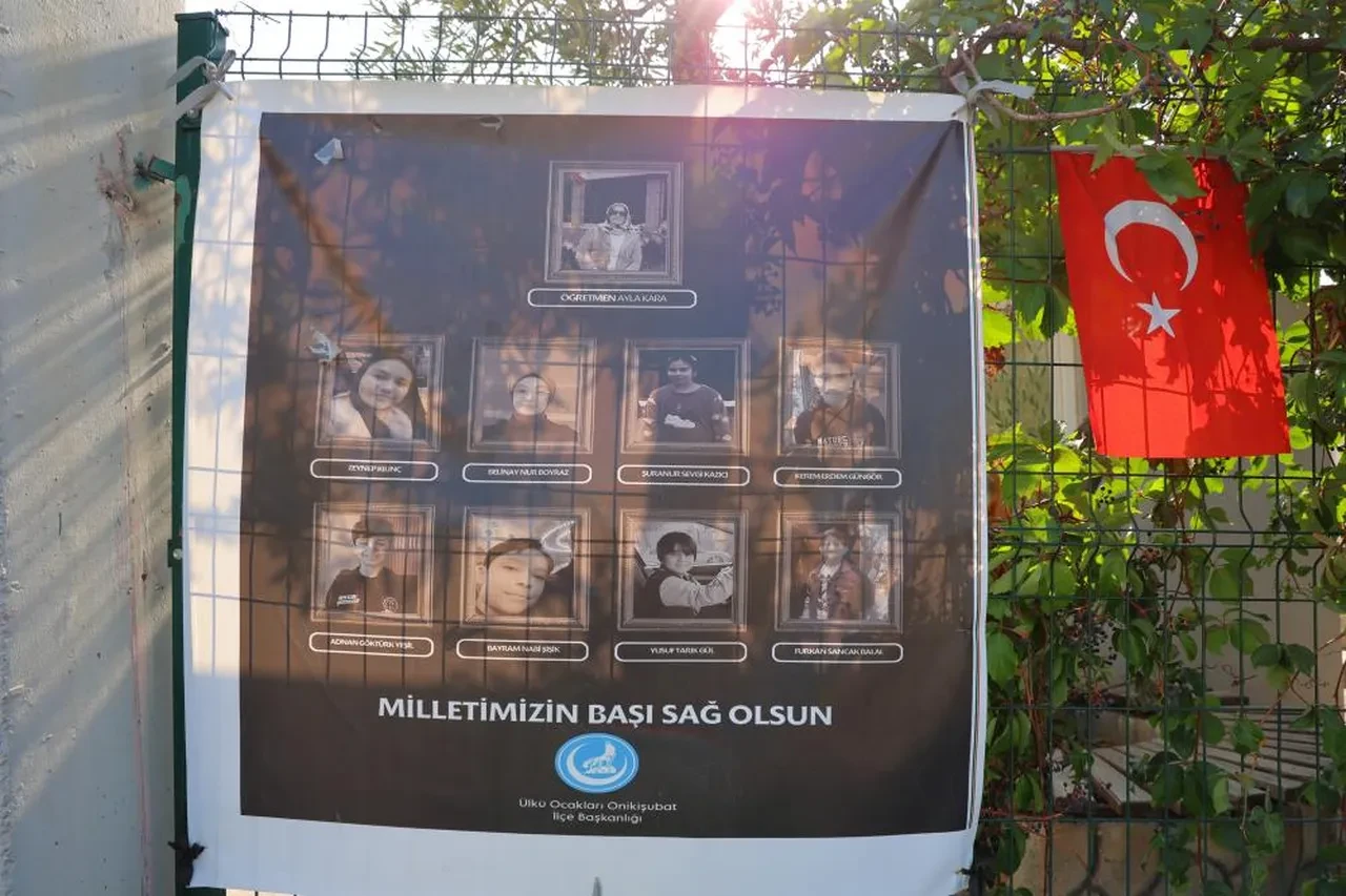 Saldırının ardından kapatılan Ayser Çalık Ortaokulu'nda sessizlik hakim