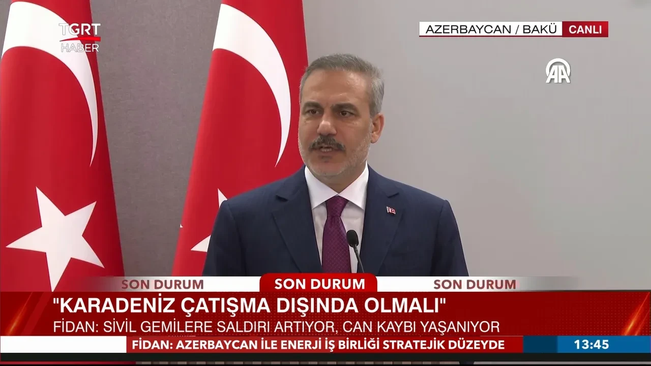Bakan Fidan'dan savaş uyarısı: Karadeniz'e yayılması kabul edilemez