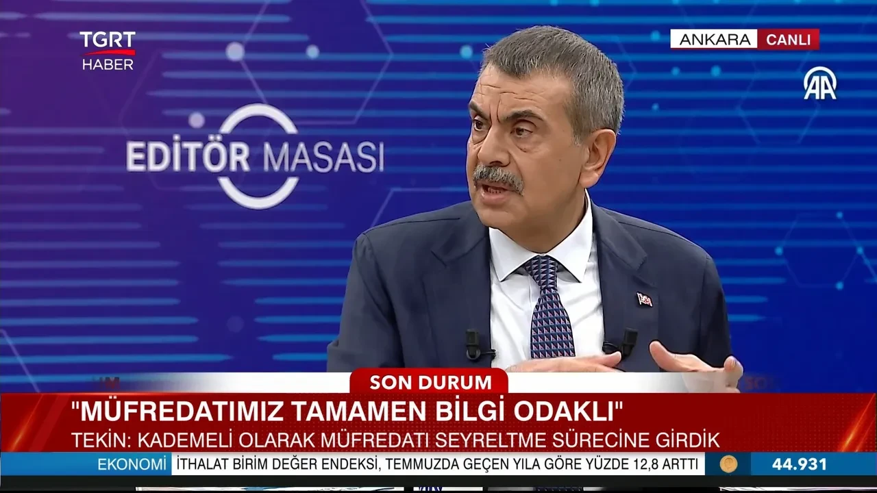 Bakan Yusuf Tekin'den öğretmenlere kıyafet uyarısı: Rahatsız olunan bazı uygulamalar var