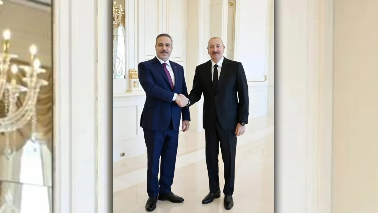 Dışişleri Bakanı Hakan Fidan, Cumhurbaşkanı İlham Aliyev ile görüştü